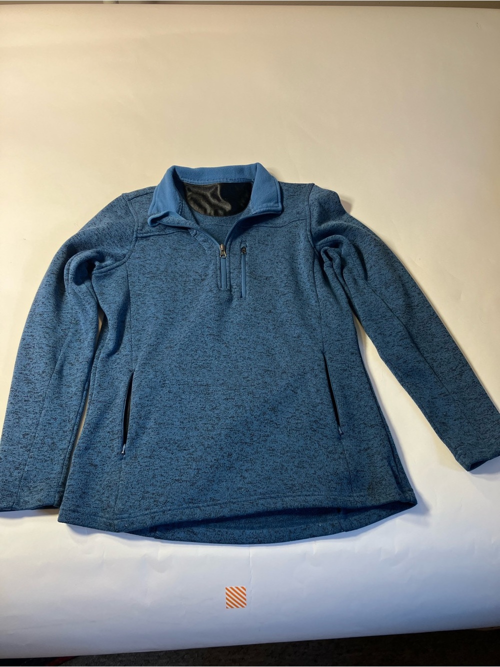 Magellan Outdoors Blue Half-Zip Lightweight Jacket